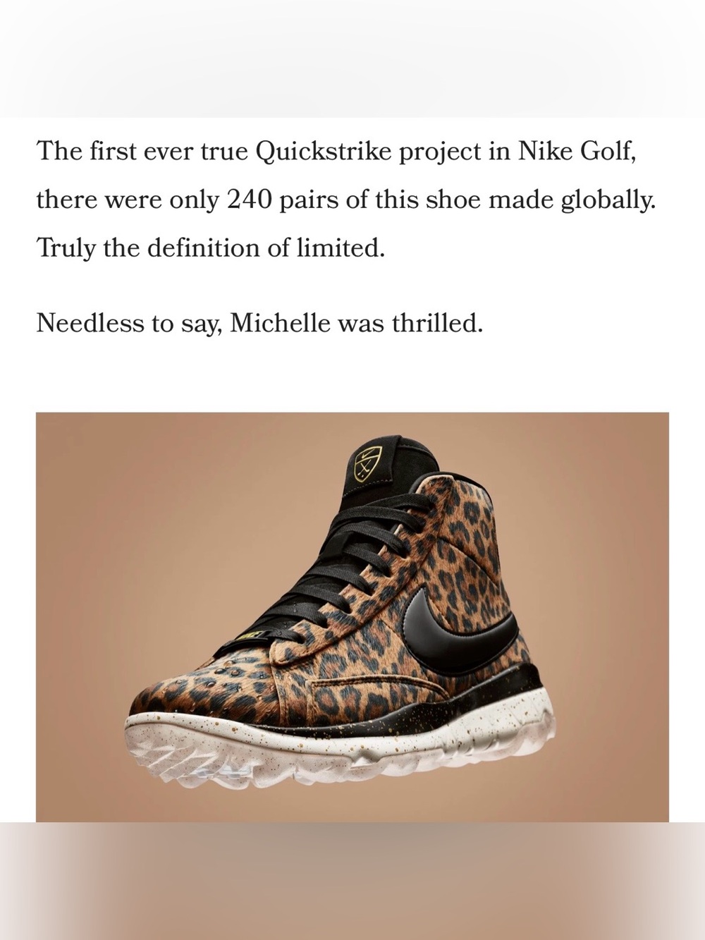 Nike Blazer Golf ‘Leopard’ - Picture 11 of 11